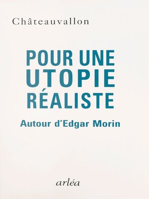 cover image of Pour une utopie réaliste
